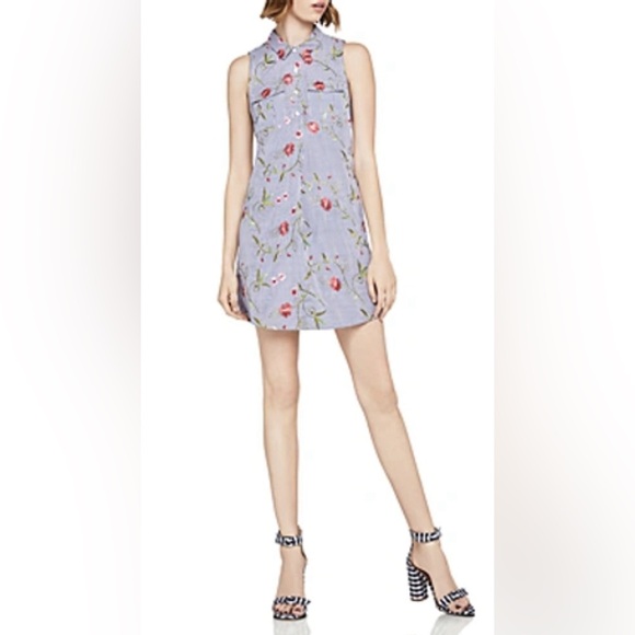 BCBGeneration Dresses & Skirts - BCBGeneration Embroidered Shirt Dress